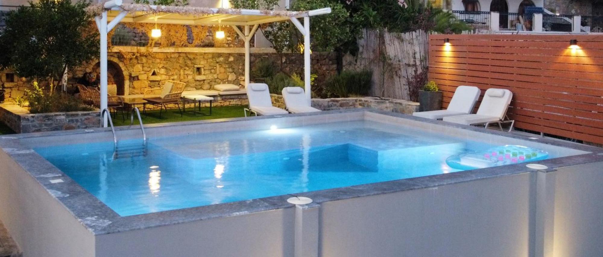 Vathi Spiros Villas Agios Nikolaos  Bagian luar foto