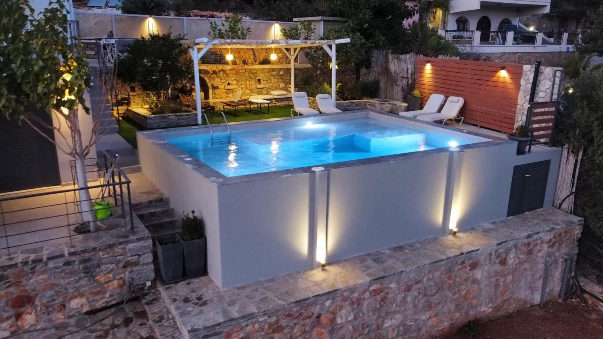 Vathi Spiros Villas Agios Nikolaos  Bagian luar foto