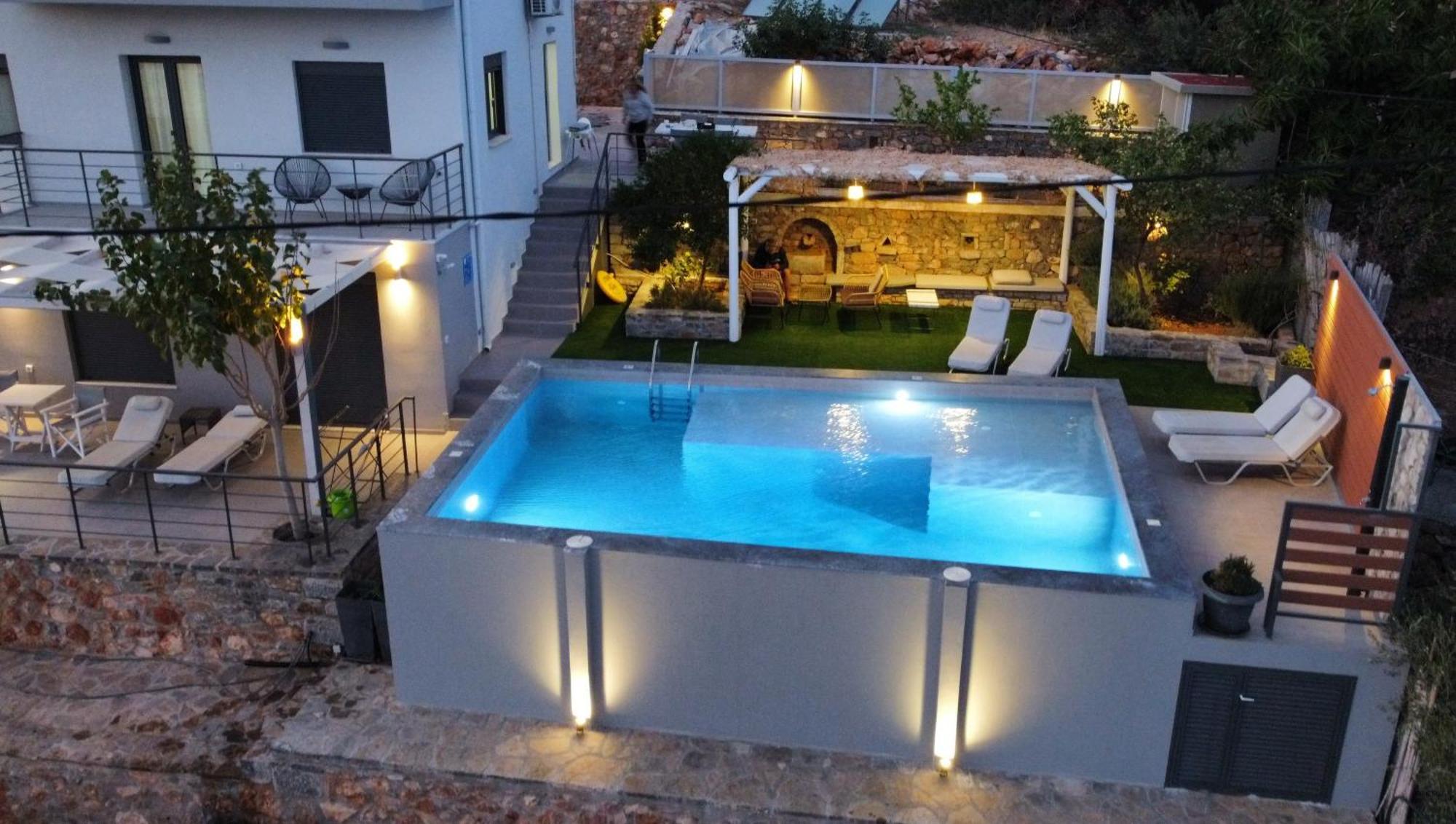 Vathi Spiros Villas Agios Nikolaos  Bagian luar foto