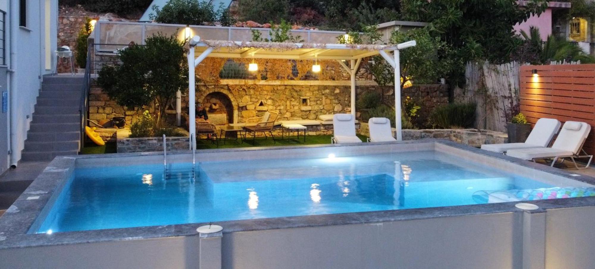 Vathi Spiros Villas Agios Nikolaos  Bagian luar foto
